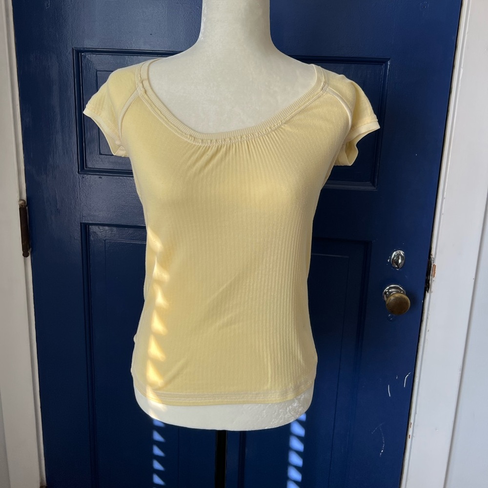 Yellow A&F Shirt